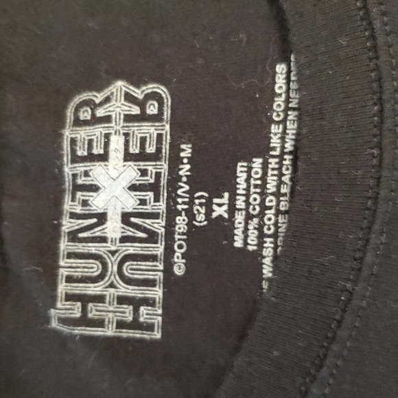 HUNTER X Black short sleeve graphic tee shirt XL Anime - Picture 3 of 5